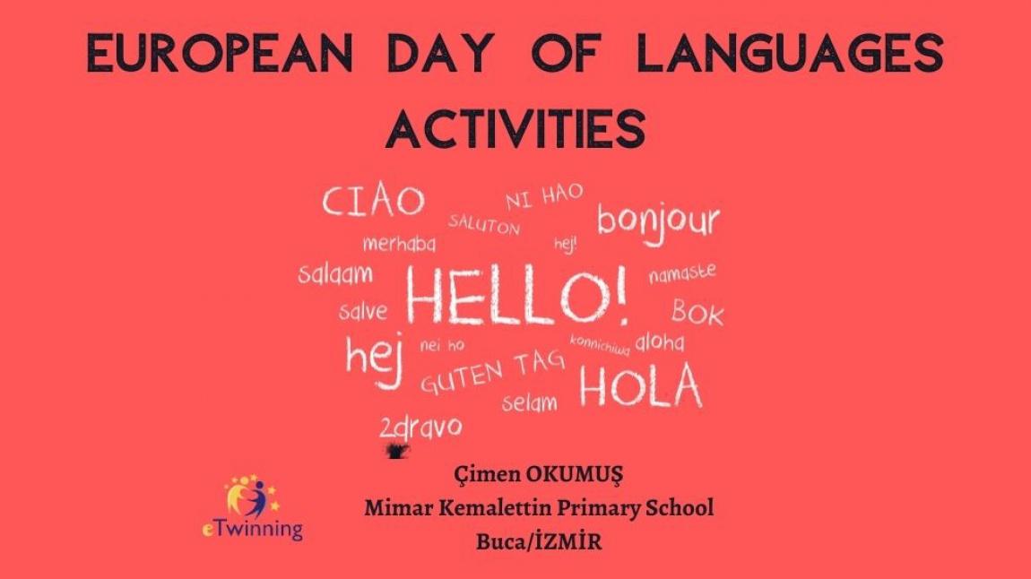 İngilizce öğretmenimiz Çimen OKUMUŞ ve öğrencilerimizin Rhythm of English eTwinning projesi kapsamında yaptıkları Avrupa Dilleri Günü Etkinliği 